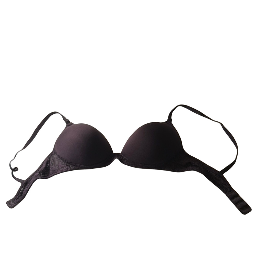 Vassarette Elegant Black Lace padded underwire Bra 36B